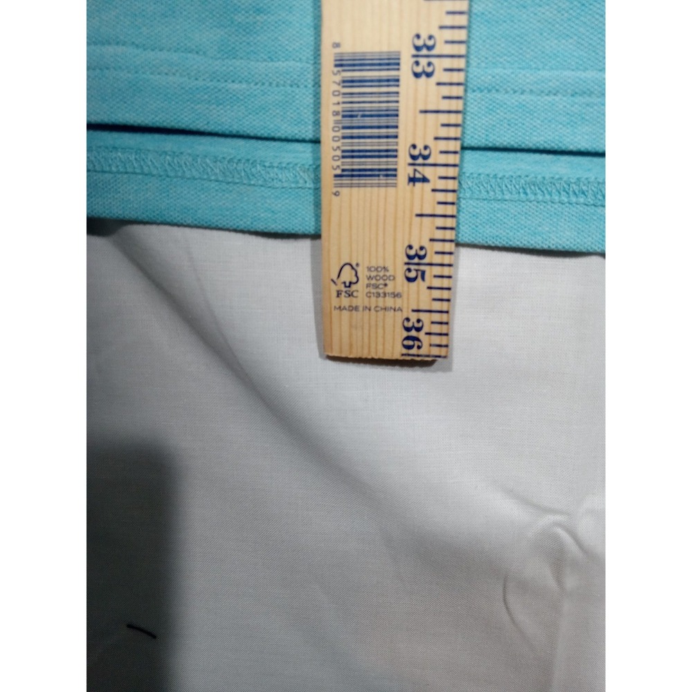 St John's Bay‎ Polo Men's 4XL Blue Delphnium Heather Comfort Stretch Classic Fit - Picture 6 of 6